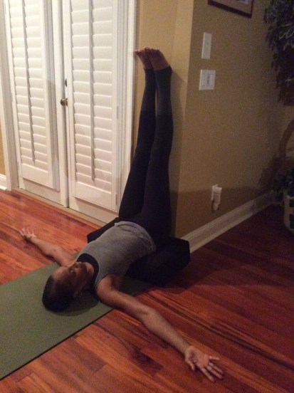 legs up the wall pose